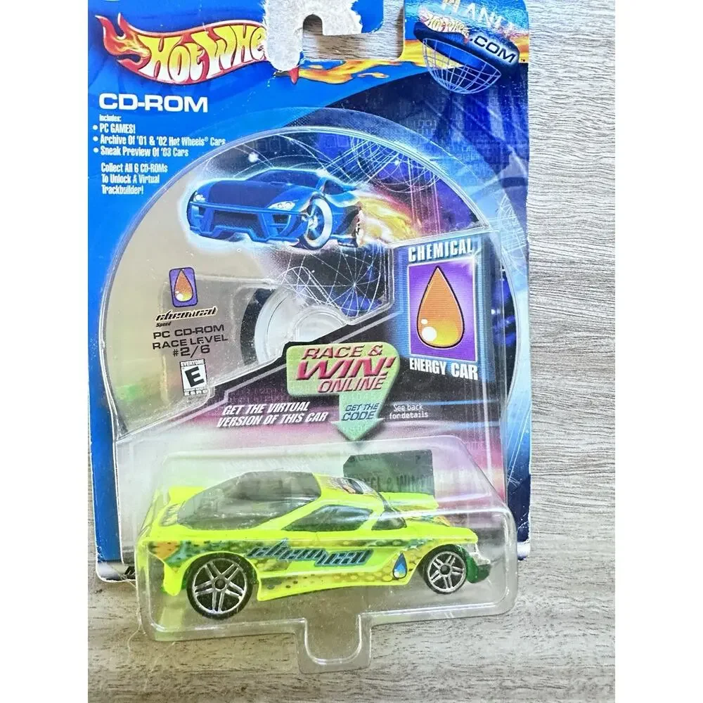 2002 Hot Wheels Planet.Com CD-ROM 2/6 Chemical Energy Car H95